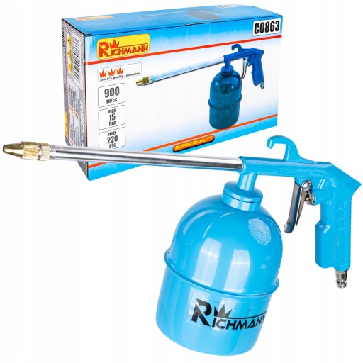 RICHMANN PISTOLET DO ROPOWANIA KONSERWACJI ROPOWNICA 900 ML ALUMINIUM C0863