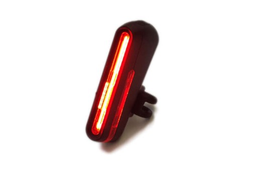 LAMPKA ROWEROWA TYLNA Z UCHWYTEM na USB 20 LED