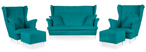 Zestaw wypoczynkowy sofa + 2 fotele Family Meble