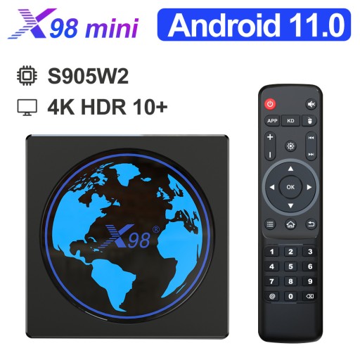 Hot sales x98mini 5g WIFI Android 11.0 TV box network player