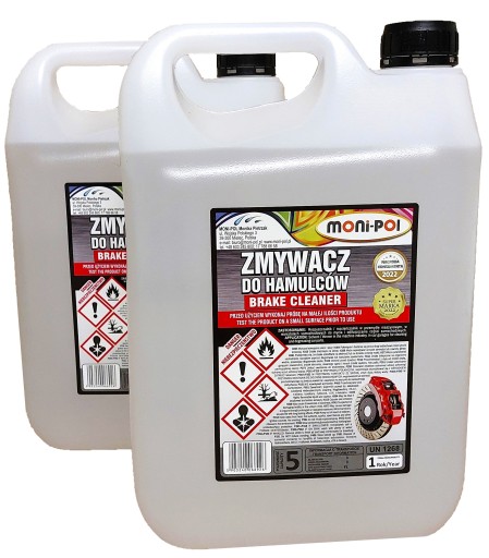 ZMYWACZ DO HAMULCÓW 2x5 L NAJWYŻSZA JAKOŚĆ !!! MONI-POL !!!