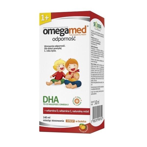 OMEGAMED Odporność 1+ syrop 140 ml