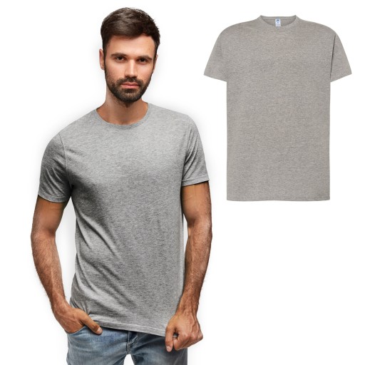 KOSZULKA MĘSKA ROBOCZA T-SHIRT BAWEŁNA WYGODNA S