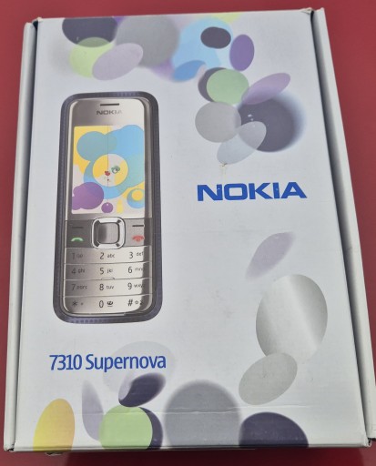 Nokia 7310 Supernova 100% Nowy Oryginał Unikat Telefon Komórkowy
