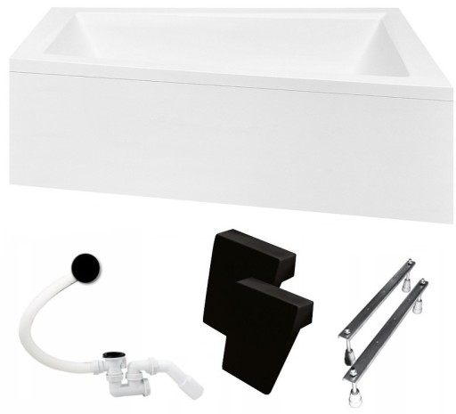 Wanna prawa BESCO INTIMA DUO 180X125+OB+ZAGŁ+SYFON