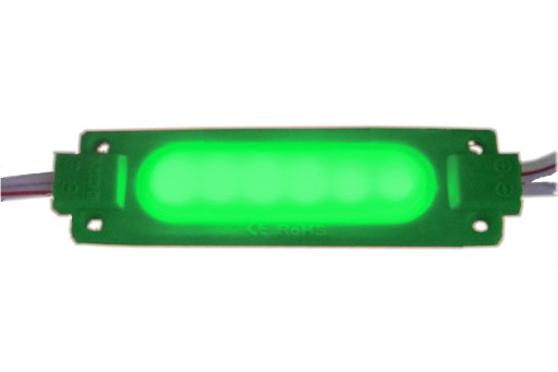 Moduł LED 12V 1,6 W wodoodporny IP65 ZIELONY 2835