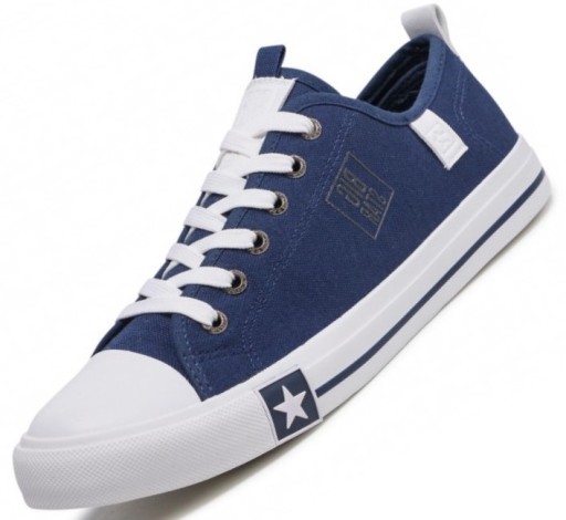 TRAMPKI MĘSKIE BIG STAR JJ174138 GRANAT R42