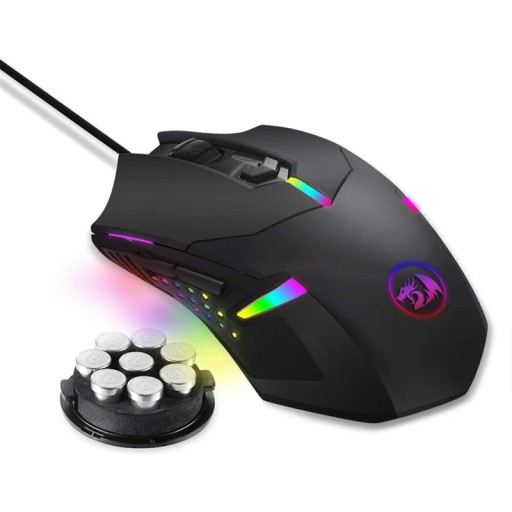 Redragon M601 RGB Gaming Mouse Wired 7 Button Programmable Mouse Macro