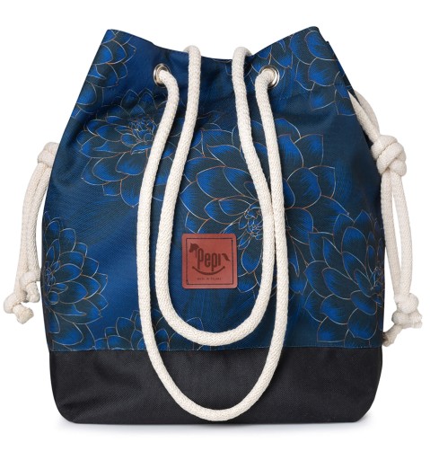 PEPI TOREBKA DAMSKA SHOPPER TORBA PODRĘCZNA KWIATY