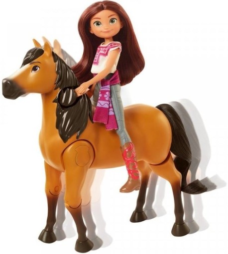 Koń Mustang Jeżdżący, Piękna lalka Lucky Mattel