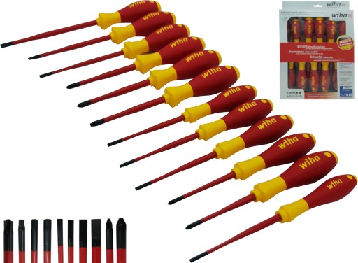 ZESTAW WKRĘTAKÓW IZOLOWANYCH 1000V VDE PH PZ TORX