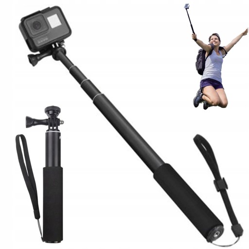 MONOPOD WODOODPORNY SELFIE STICK KIJEK DO GOPRO