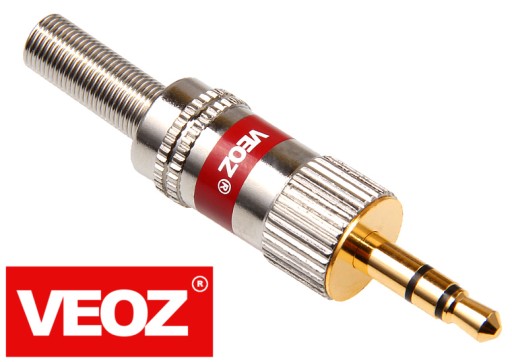 Profesjonalny Wtyk JACK VEOZ 2.5mm stereo VE-253 - Idealny dla Audiofilów
