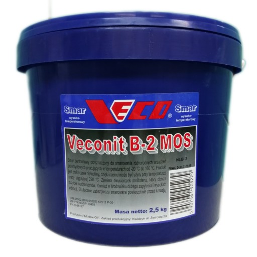 Smar molibdenowy do przegubów sworzni VECO 2,5kg
