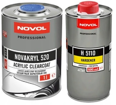 NOVOL 520 Bezbarwny VHS 1L z utw. Standard