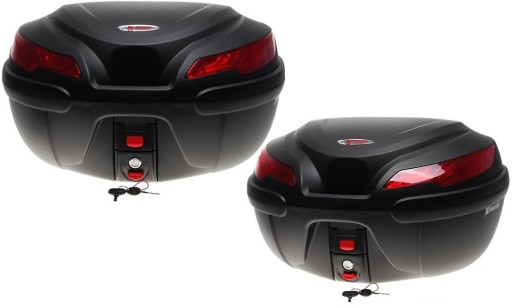 Kufer motocyklowy na dwa kaski K-MAX 50 L + płyta MONOKEY