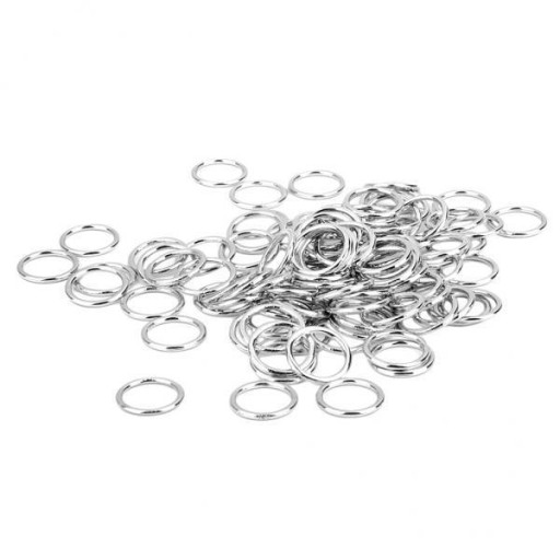 7x100 sztuk metalowy suwak regulatora paska biustonosza/haczyki