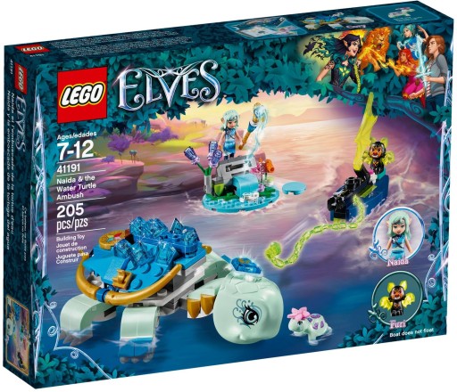 Klocki LEGO Elves 41191 - Naida i zasadzka na żółwia wody