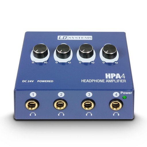 LD Systems HPA 4 4-kanałowy wzmacniacz słuchawkowy