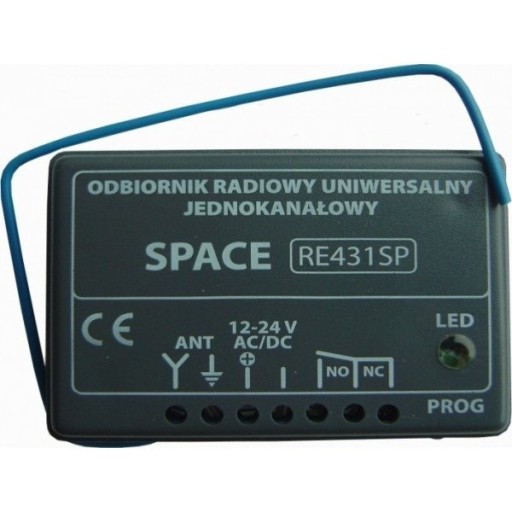Radioodbiornik uniwersalny CAME RE431 SP 433,92MHz