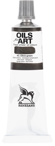 Farba olejna Oil for Art 60ml 43. Zieleń oliwna