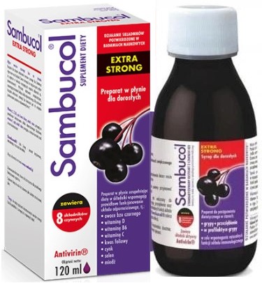Sambucol Extra Strong płyn ODPORNOŚĆ 120 ml