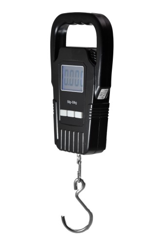 WAGA WALIZKOWA RYBY KARPIOWA RĘCZNA HAKOWA 50KG 50G WALIZEK ELEKTRONICZNA