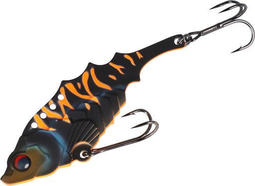 MIKADO BŁYSTKA - CYKADA - M-VIB 10g - 55mm - MAT BLACK TIGER
