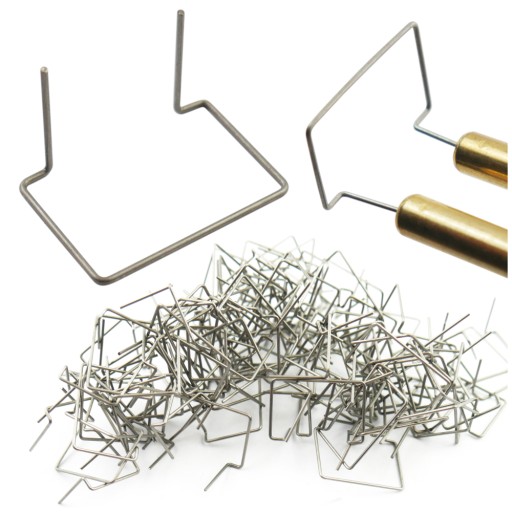 Zszywki do plastiku RS78 100szt SZEROKA PŁASKA 0,8mm do naprawy plastiku