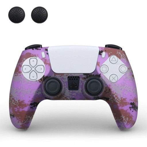 OSŁONA SYLIKON ETUI POKROWIEC NAKŁADKA pada PS5 Moro Pixel Purple