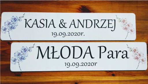 Ślubne tablice Producent !