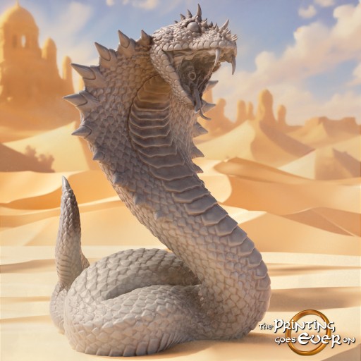 Giant Snake 3 Inch Base The Printing Goes Ever On