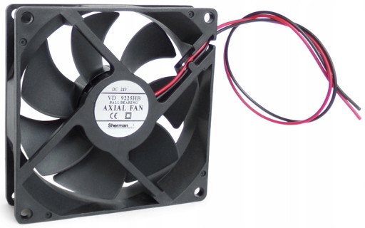Wentylator do spawarki 92x92x25 24V DC kulkowe