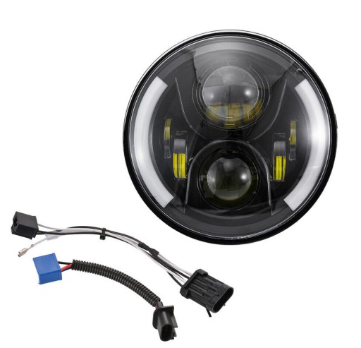 Reflektor LED projektor DRL i kierunkowskazów uniwersalny 7 cali