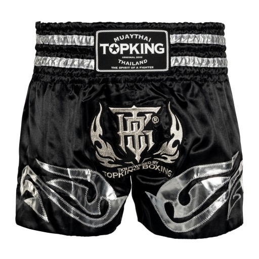 Spodenki treningowe Top King Kickboxing black/silver L
