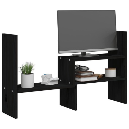 PODSTAWA PODSTAWKA PÓŁKA POD MONITOR CZARNA (39-72