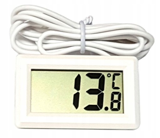 Termometr LCD Panelowy z Czujką od -50C do +100C
