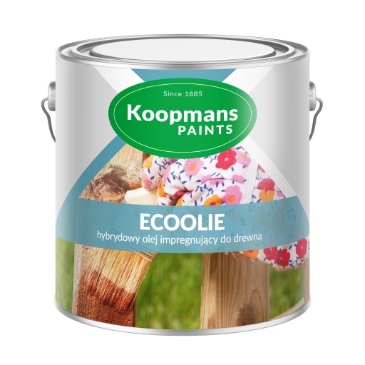 Koopmans Ecoolie 2,5L Olej do Drewna BEZBARWNY do Tarasu i Mebli Ogrodowych