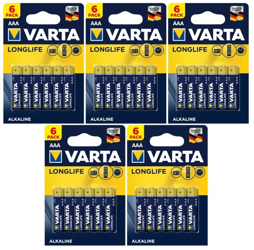 bateria Varta Longlife AAA - 30 szt. LR03