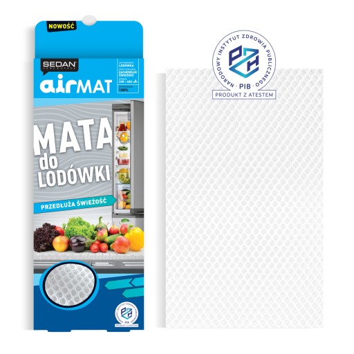 ATEST PZH Mata do lodówki ANTYPLEŚNIOWA AirMat SKUTECZNA PRODUKT POLSKI