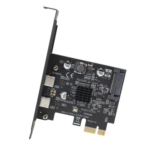 KARTA ADAPTER DO KOMPUTERA PCI EXPRESS NA 2X USB-C USB 3.2
