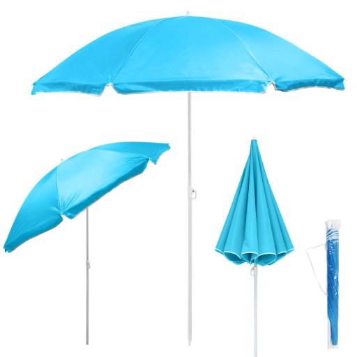 DUŻY PARASOL OGRODOWY PLAŻOWY ŁAMANY SKŁADANY 160