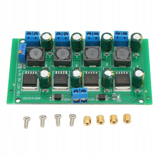 Moduł zasilacza 3A 3.3V 5V 12V zabezpieczenie