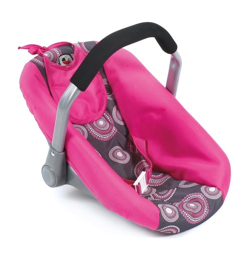 Bayer Chic 708 87 - Fotelik do samochodu dla lalki - Hot Pink Pearls - KRK