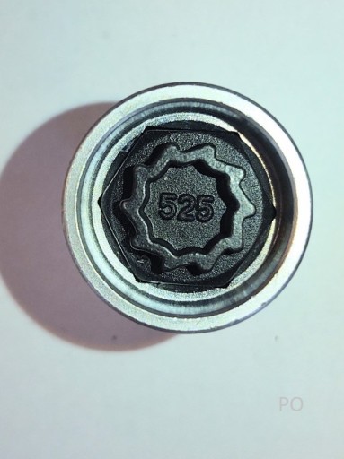Adapter, śruba zabezpiecz., złodziejka VW wzór 25