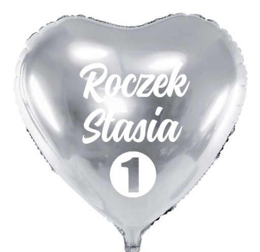 Balon personalizowany ROCZEK + Imię 1 urodziny