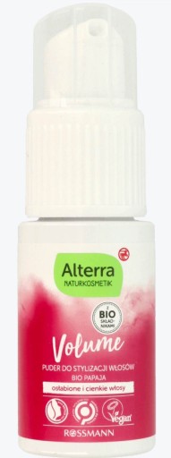 ALTERRA Puder do Stylizacji Włosów Volume BIO Papaja i BIO Bambus 20 ml