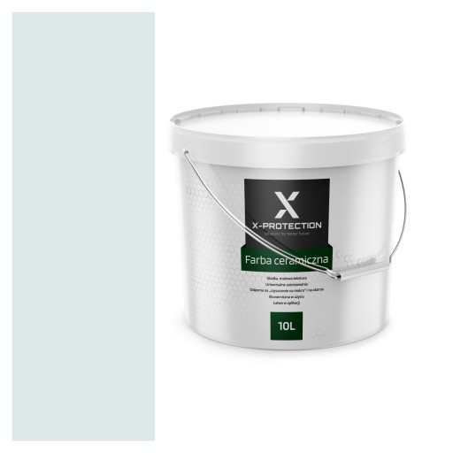 FARBA CERAMICZNA KOLOR BIEL ZŁAMANA W TURKUSOWY 5L