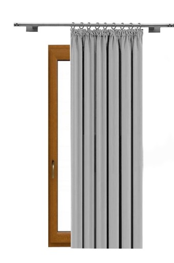 MATOWE GOTOWE ZASŁONY 140x250cm TAŚMA ŻABKI
