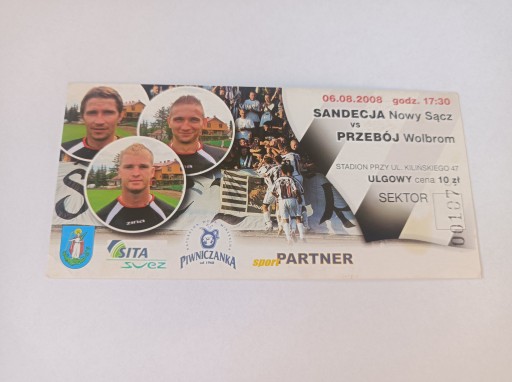 SANDECJA NOWY SĄCZ - PRZEBÓJ WOLBROM 06-08-2008